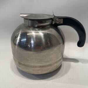 Vintage Nicro Stainless Steel Pitcher Model 1512A Chicago Illinois 6.5" Tall